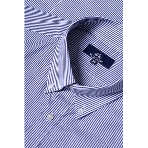 LA MARTINA Koszula - Niebieski ciemny - Mężczyzna - XL (XL) La Martina 3XL(3XL) Halfprice promocja