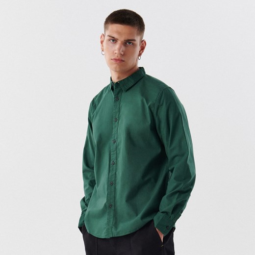 Cropp - Zielona koszula - Khaki Cropp M Cropp