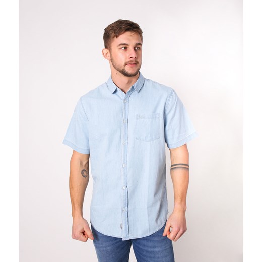 Koszula męska regular z krótkim rękawem CALAN2 6122 BLUE Lee Cooper XL Lee Cooper