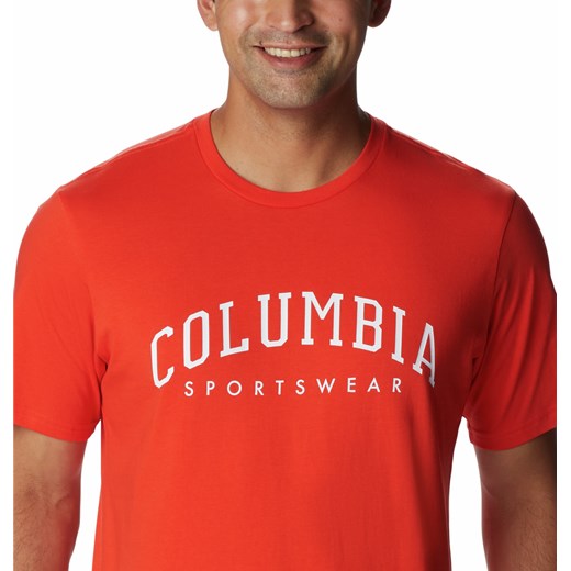 T-shirt męski Columbia z bawełny 