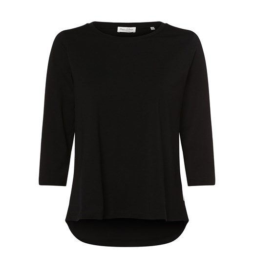 Marc O'Polo Koszulka damska Kobiety Bawełna czarny jednolity ze sklepu vangraaf w kategorii Bluzki damskie - zdjęcie 152913228