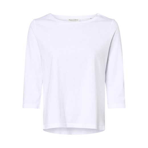 Marc O'Polo Koszulka damska Kobiety Bawełna biały jednolity ze sklepu vangraaf w kategorii Bluzki damskie - zdjęcie 152913229