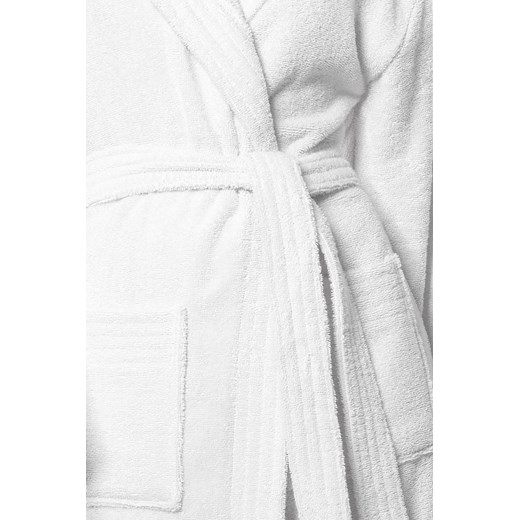 Szlafrok damski bawełniany frotte L&L 2102 biały ze sklepu piubiu_pl w kategorii Szlafroki damskie - zdjęcie 152918357
