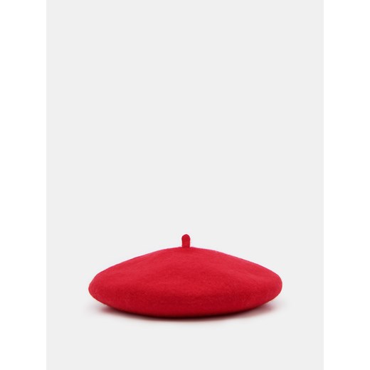 Mohito - Wełniany beret - Czerwony Mohito ONE SIZE Mohito