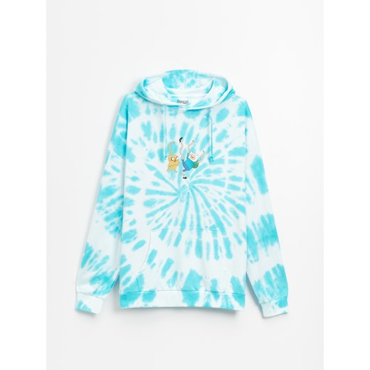 Bluza z kapturem tie-dye Adventure Time - Wielobarwny House L House