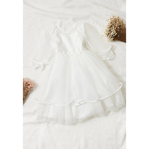 Sukienka dziewczęca Born2be biała