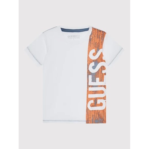 Guess T-Shirt L2YI21 K8HM0 Biały Regular Fit Guess 16Y okazja MODIVO