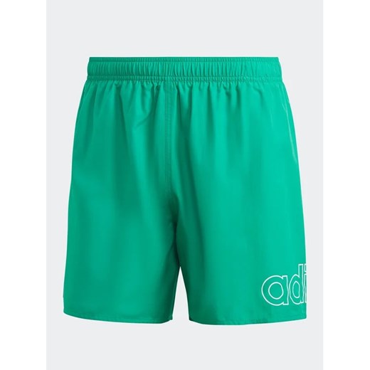 adidas Szorty kąpielowe Logo CLX Short Length Swim Shorts HT2125 Zielony Regular XL MODIVO