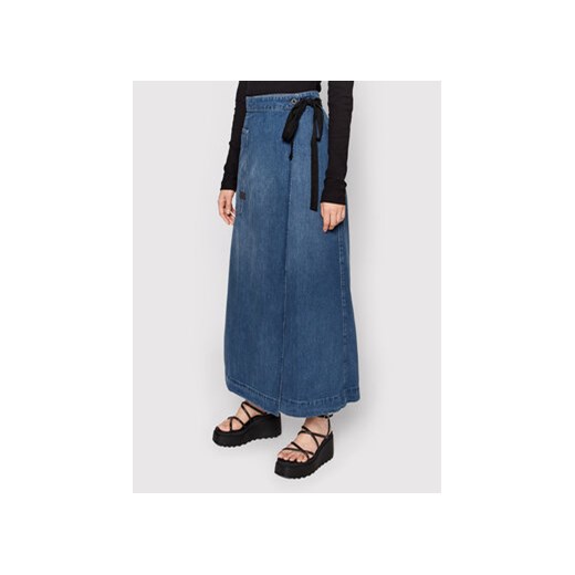 G-Star Raw Spódnica jeansowa Wrap D19671-C966-C945 Niebieski Regular Fit 28 promocyjna cena MODIVO