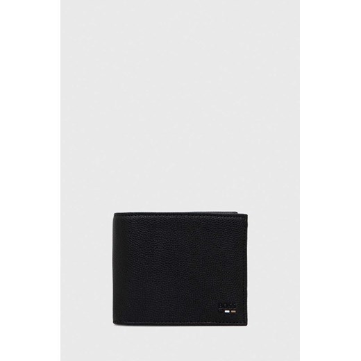 BOSS portfel męski kolor czarny 50491940 ze sklepu ANSWEAR.com w kategorii Portfele męskie - zdjęcie 152949655