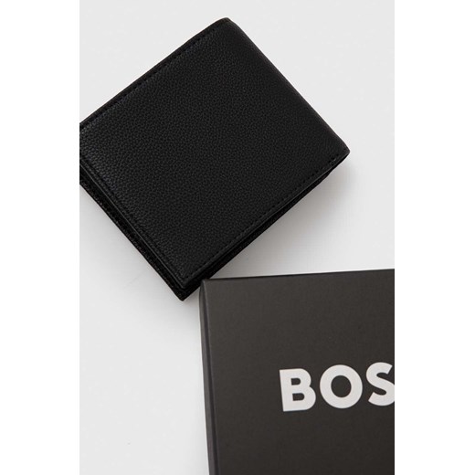 BOSS portfel męski kolor czarny ONE ANSWEAR.com