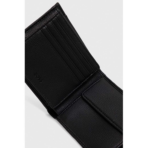 BOSS portfel męski kolor czarny ONE ANSWEAR.com