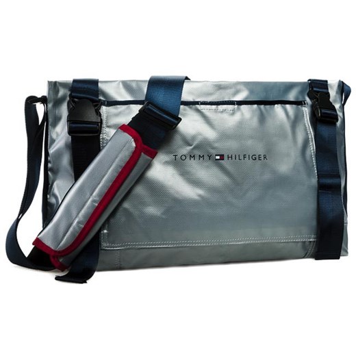 Torba TOMMY HILFIGER - Cruise Tourister 1T TWS417 HP Silver eobuwie-pl szary materiałowe