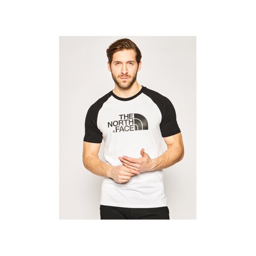 The North Face T-Shirt Raglan Easy Tee NF0A37FV Biały Regular Fit The North Face M MODIVO