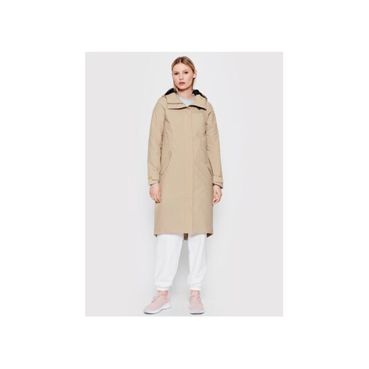 4F Parka H4L22-KUD003 Beżowy Regular Fit XS wyprzedaż MODIVO