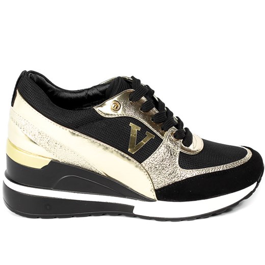 Sneakersy Vinceza 22-10574 BK.GOLD Czarny-Złoty Vinceza 38 promocyjna cena EuroButy.com.pl