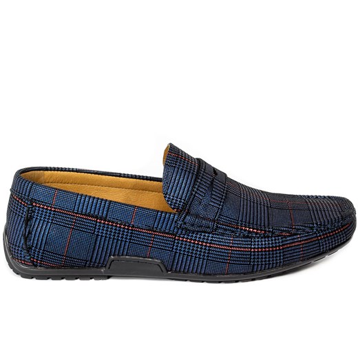 Mokasyny John Doubare 581A-2-H01 Blue 44 wyprzedaż EuroButy.com.pl