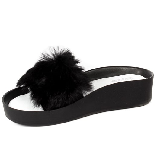 Klapki Sophie 1243-F02 Czarny Sophie 36 wyprzedaż EuroButy.com.pl