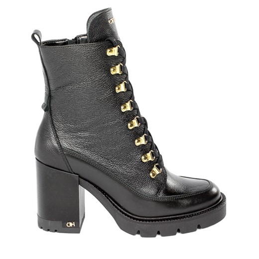 Botki Chebello 3033-161-407-S246 Czarne Chebello 38 okazyjna cena EuroButy.com.pl