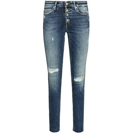 Calvin Klein Jeans Jeansy Skinny Fit Ckj 011 J20J213992 Granatowy Skinny Fit 26 okazyjna cena MODIVO