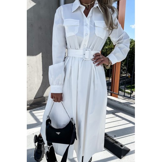 Sukienka BANDERA WHITE XL wyprzedaż Ivet Shop