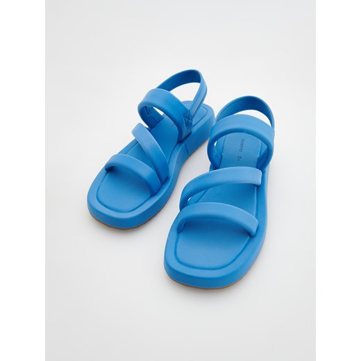 Sandały damskie Reserved bez zapięcia płaskie casual 