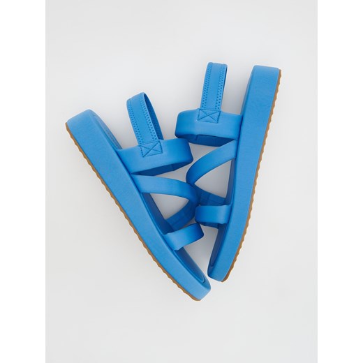 Sandały damskie Reserved płaskie casual bez zapięcia 