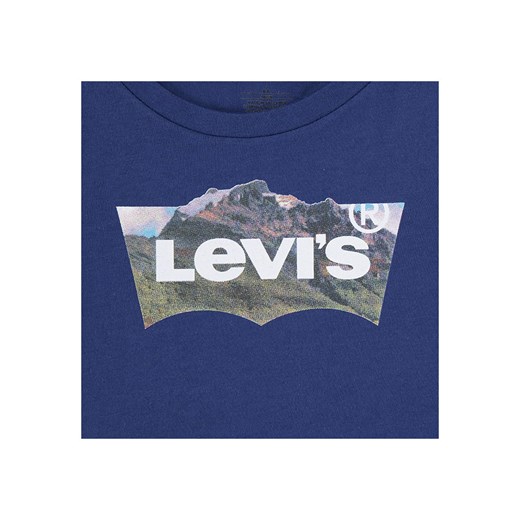 T-shirt chłopięce Levi's granatowy z krótkim rękawem 