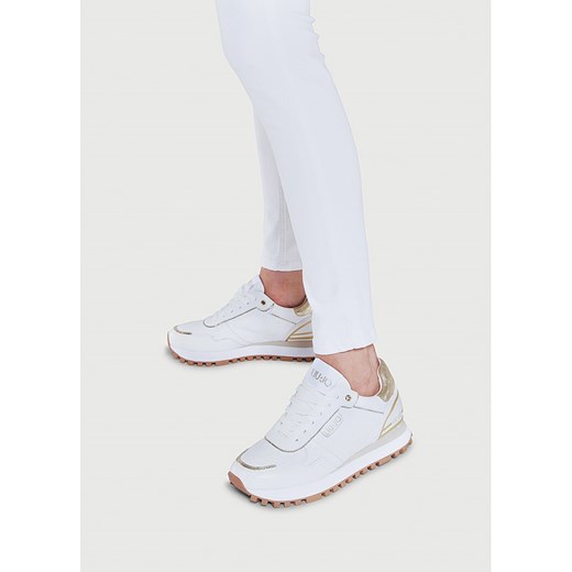 Skórzane sneakersy w kolorze białym Liu Jo 40 promocyjna cena Limango Polska