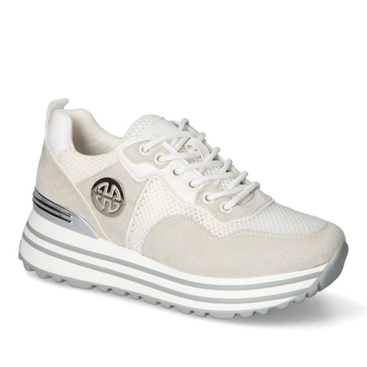 Sneakersy Potocki 23-12086WH Białe ze sklepu Arturo-obuwie w kategorii Buty sportowe damskie - zdjęcie 153069196