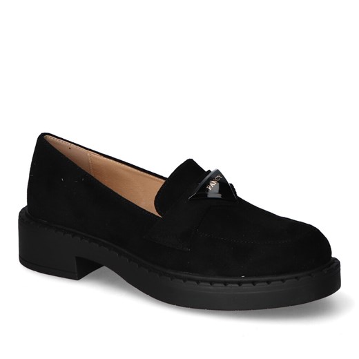 Mokasyny Potocki 23-12003BK Czarne ze sklepu Arturo-obuwie w kategorii Mokasyny damskie - zdjęcie 153069208