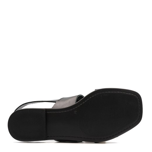 Czarne skórzane sandały 5LI3801 38 wyprzedaż NESCIOR