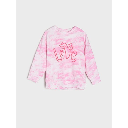 Sinsay - Bluza tie dye - Kremowy Sinsay 134 Sinsay