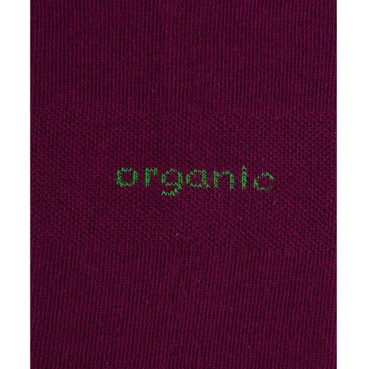 skarpetki stopki z bawełny organicznej bordowe organic Regina Socks 39-42 Estera Shop