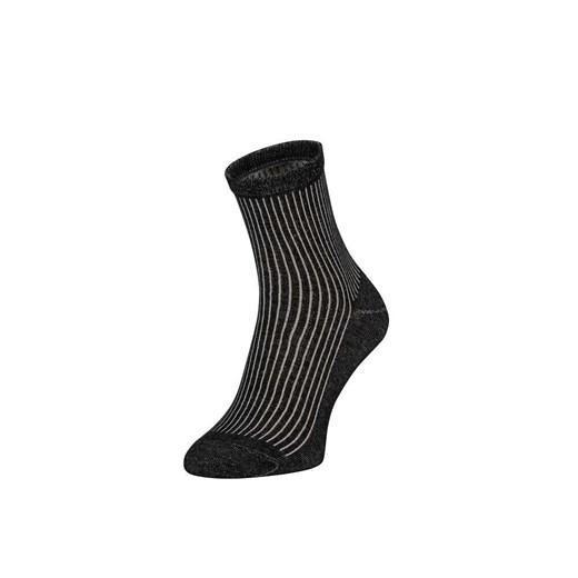 Skarpetki 98% bawełny organicznej czarne w prążki białe Regina Socks 39-42 Estera Shop