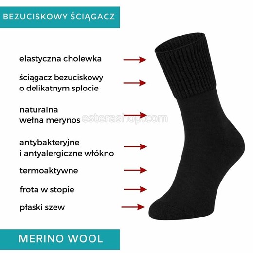 Skarpetki męskie Regina Socks wełniane 