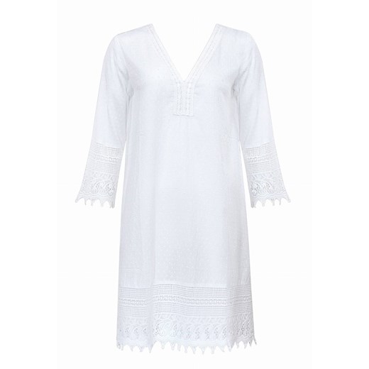 Tunika plażowa boho Feba F176A/645 biała Feba XL piubiu_pl