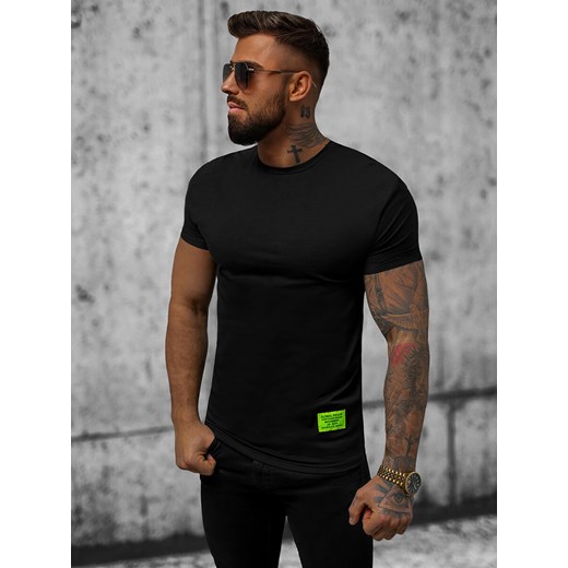 T-shirt męski czarny Ozonee