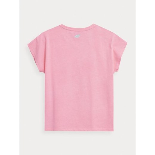 Bluzka dziewczęca 4F różowa na lato 
