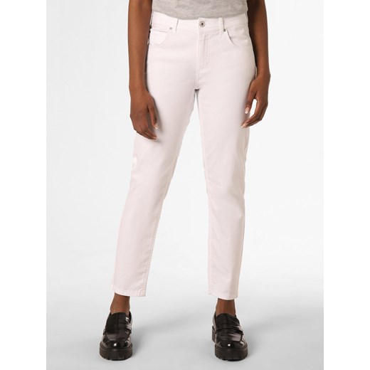 Angels Jeansy Kobiety Bawełna biały jednolity ze sklepu vangraaf w kategorii Spodnie damskie - zdjęcie 153164507