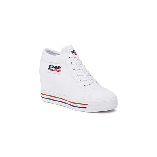 Tommy Jeans Sneakersy Wedgr Sneaker EN0EN01346 Biały Tommy Jeans 39 wyprzedaż MODIVO
