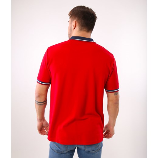 Koszulka polo z bawełny pique FALCON 2834 RED Lee Cooper M Lee Cooper