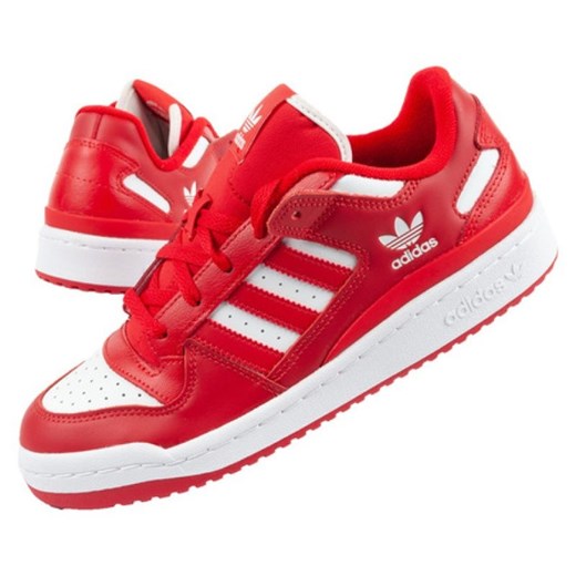 Buty sportowe adidas Forum Low Cl U HQ1495 czerwone ze sklepu ButyModne.pl w kategorii Buty sportowe damskie - zdjęcie 153207787
