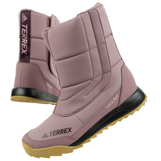 Buty śniegowce Adidas Terrex Choleah Boot W GX8687 fioletowe ze sklepu ButyModne.pl w kategorii Śniegowce damskie - zdjęcie 153207789