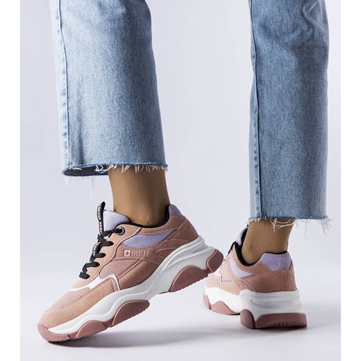 Różowe sneakersy Big Star JJ274577 36 ButyModne.pl
