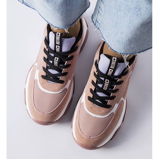 Różowe sneakersy Big Star JJ274577 38 ButyModne.pl