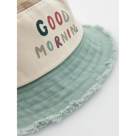 Reserved - Bucket hat z napisem - Brązowy Reserved 6-12 miesięcy Reserved