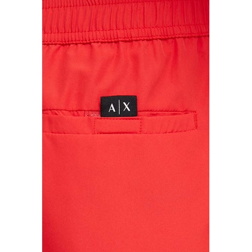 Armani Exchange szorty kąpielowe kolor czerwony Armani Exchange XXL ANSWEAR.com