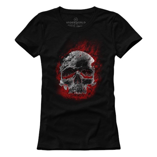 T-shirt damski UNDERWORLD Skull in fire ze sklepu morillo w kategorii Bluzki damskie - zdjęcie 153250355