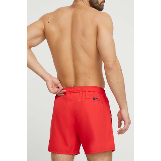 Armani Exchange szorty kąpielowe kolor czerwony Armani Exchange XL ANSWEAR.com